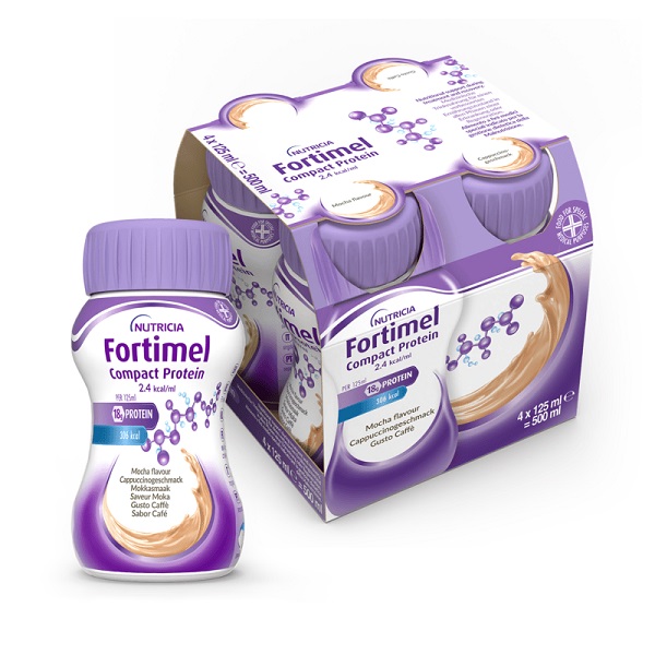 FORTIMEL COMPACT PROTEIN CAFFE' 4 BOTTIGLIE DA 125 ML - Farmadott.it