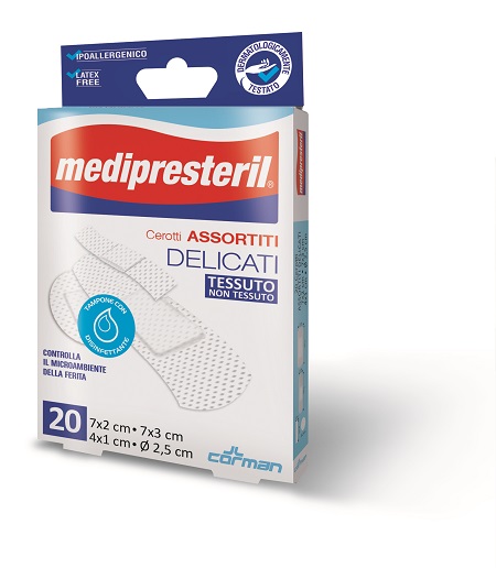 CEROTTO GRANDE MEDIPRESTERIL DELICATO TNT 7X3CM 20 PEZZI - Farmadott.it