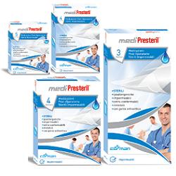 MEDICAZIONE POST OPERATORIA MEDIPRESTERIL IMPERMEABILE 10X25CM 3 PEZZI - Farmadott.it