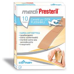 CEROTTO PER DITA MEDIPRESTERIL FLESSIBILE 12X2CM 10 PEZZI - Farmadott.it