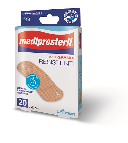 CEROTTO MEDIO MEDIPRESTERIL RESISTENTE 7X2CM 20 PEZZI - Farmadott.it