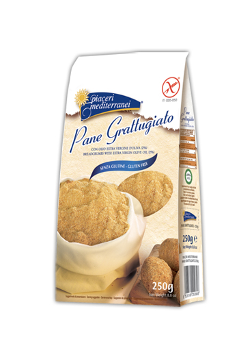 PIACERI MEDITERRANEI PANE GRATTUGGIATO SENZA GLUTINE 250 G - Farmadott.it