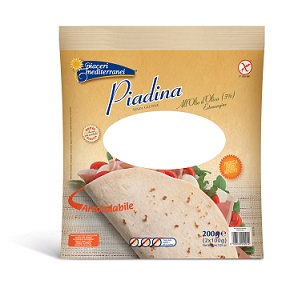 PIACERI MEDITERRANEI PIADINA OLIO D'OLIVA 200 GRAMMI - Farmadott.it