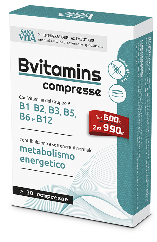 SANAVITA BVITAMINS 30 COMPRESSE - Farmadott.it