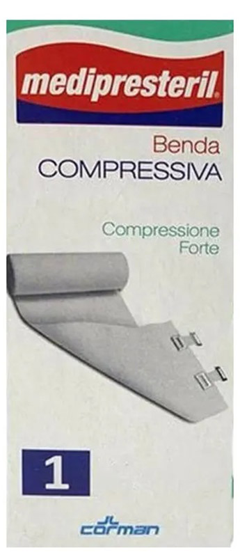 BENDA MEDIPRESTERIL COMPRESSIONE FORTE M4,5X10CM TESI - Farmadott.it
