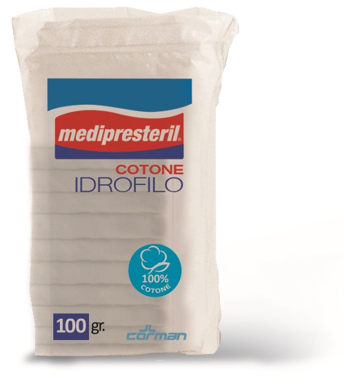 COTONE IDROFILO FU MEDIPRESTERIL CONFEZIONE DA 100GRAMMI - Farmadott.it