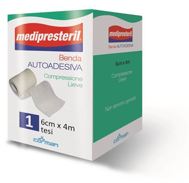 BENDA ADESIVA MEDIPRESTERIL 6X400CM - Farmadott.it