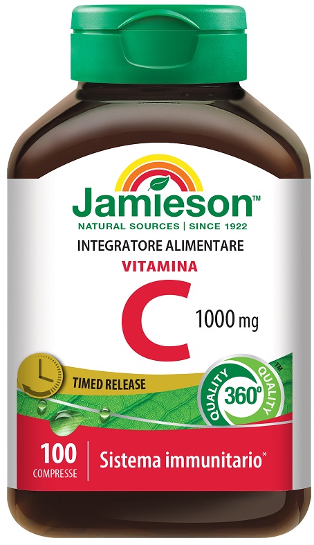 JAMIESON VITAMINA C 1000 TIMED RELEASE 100 COMPRESSE BARATTOG - Farmadott.it