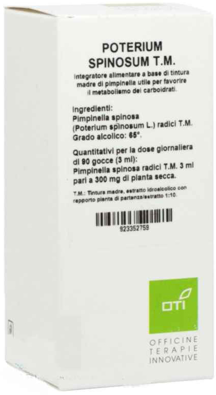 POTERIUM SPINOSUM TINTURA MADRE GOCCE 100ML - Farmadott.it