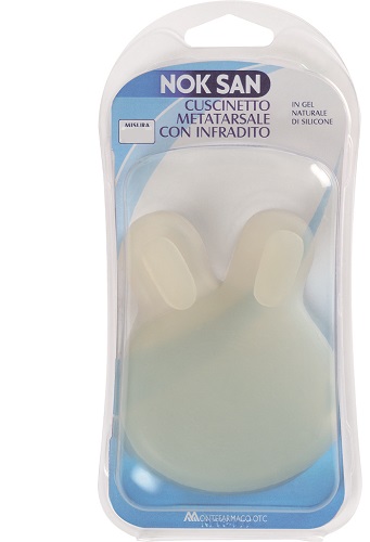 NOK SAN GEL CUSCINETTO METATARSALE CON INFRADITO S/M - Farmadott.it
