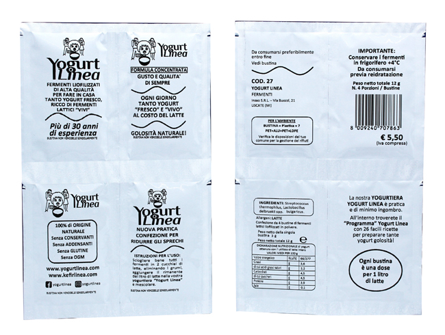 YOGURT LINEA FERMENTI LIOFILIZZATI 4 BUSTINE DA 6,5 G - Farmadott.it