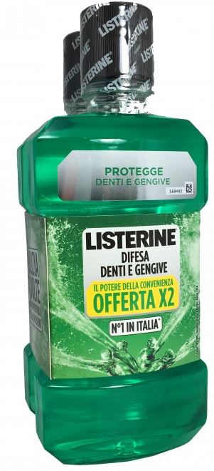 LISTERINE DIFESA DENTI E GENGIVE BUNDLE 2 X 500 ML - Farmadott.it