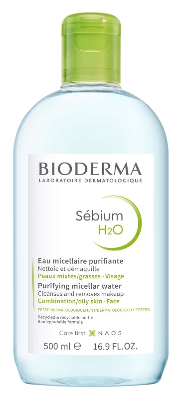SEBIUM H2O ACQUA MICELLARE DETERGENTE PURIFICANTE 500 ML - Farmadott.it