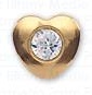 INVERNESS ORECCHINI CUORE CRYSTAL PLACCATI ORO R25C1 - Farmadott.it