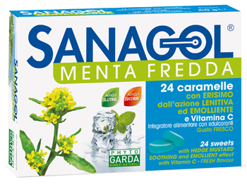 SANAGOL MENTA FREDDA 24 CARAMELLE - Farmadott.it