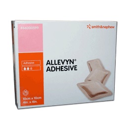 MEDICAZIONE ALLEVYN ADHESIVE 10 CM X 10 CM 10 PEZZI - Farmadott.it
