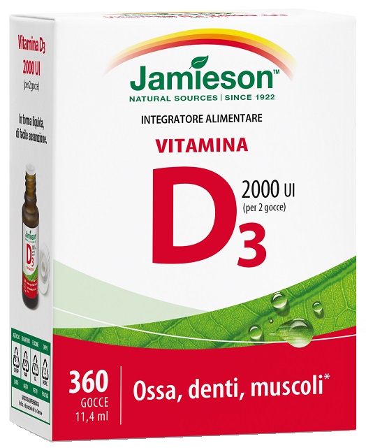 JAMIESON VITAMINA D GOCCE 11,4 ML - Farmadott.it
