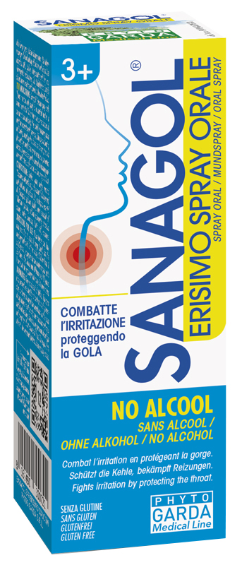 SANAGOL SPRAY ERISIMO SENZA ALCOOL 20 ML - Farmadott.it