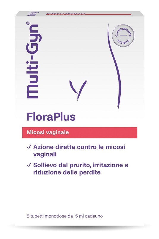 FLORAPLUS MULTI-GYN CANDIDOSI VAGINALE 5 TUBETTI X 5 ML - Farmadott.it