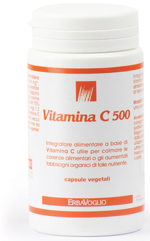 VITAMINA C500 100 CAPSULE PILLOLIERA 67 G - Farmadott.it