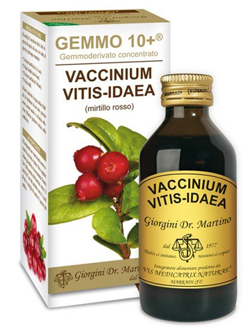 GEMMO 10+ MIRTILLO ROSSO LIQUIDO ANALCOLICO 100 ML - Farmadott.it