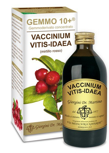 GEMMO 10+ MIRTILLO ROSSO LIQUIDO ANALCOLICO 200 ML - Farmadott.it