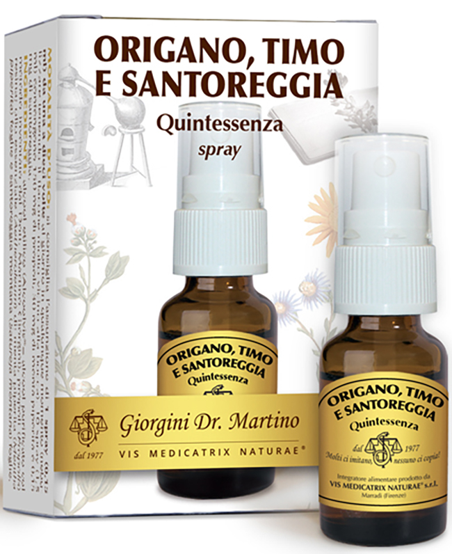 ORIGANO TIMO SANTOREGGIA QUINTESSENZA SPRAY 15 ML - Farmadott.it