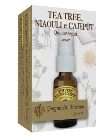 TEA TREE NIAOULI E CAJEPUT QUINTESSENZA SPRAY 15 ML - Farmadott.it