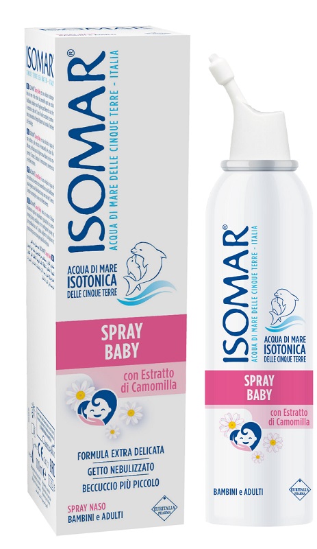 ISOMAR SPRAY BABY CON CAMOMILLA 100 ML - Farmadott.it