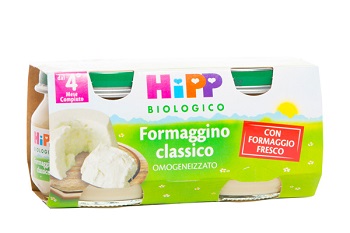 HIPP BIO OMOGENEIZZATO FORMAGGINO CLASSICO 2X80 G - Farmadott.it
