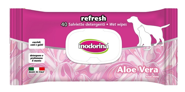 SALVIETTE ALOE VERA INODORINA 40 PEZZI - Farmadott.it