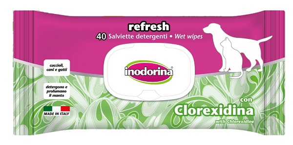 SALVIETTE CLOREXIDINA INODORINA 40 PEZZI - Farmadott.it