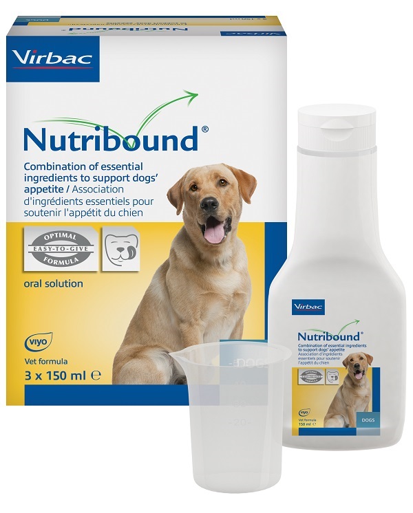 NUTRIBOUND SOLUZIONE ORALE APPETIBILE PER CANE 3 FLACONI DA 150 ML - Farmadott.it