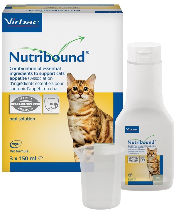 NUTRIBOUND SOLUZIONE ORALE APPETIBILE PER GATTO 3 FLACONI DA 150 ML - Farmadott.it