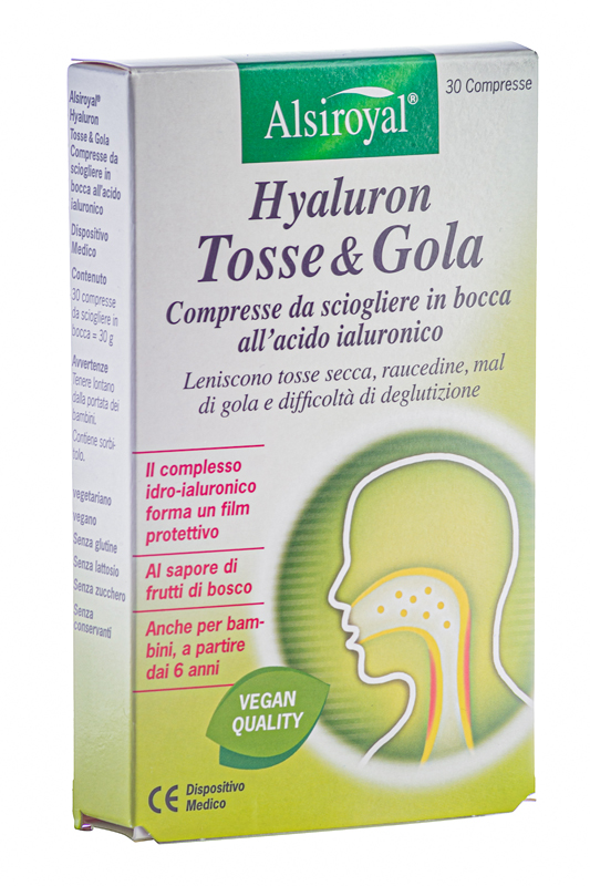 HYALURON TOSSE & GOLA 30 COMPRESSE N - Farmadott.it