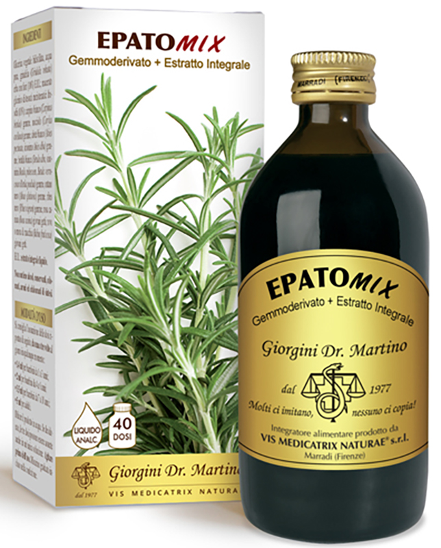 EPATOMIX GEMMODERIVATO + ESTRATTO INTEGRALE SENZA ALCOOL 200 ML - Farmadott.it