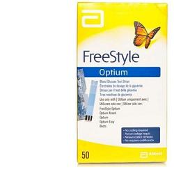 STRISCE MISURAZIONE GLICEMIA FREESTYLE OPTIUM TEST STRIPS 50 PEZZI SENZA CALIBRAZIONE - Farmadott.it