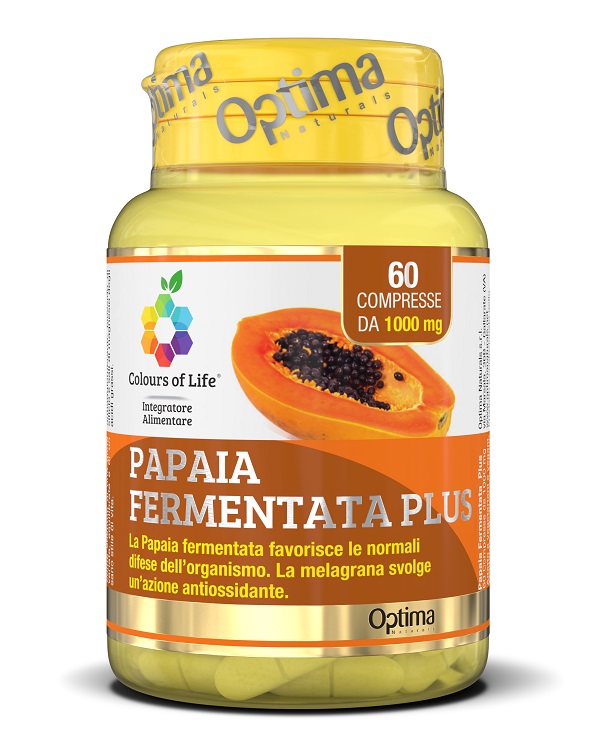 COLOURS OF LIFE FERMENTA PAPAIA PLUS 60 COMPRESSE 1000 MG - Farmadott.it