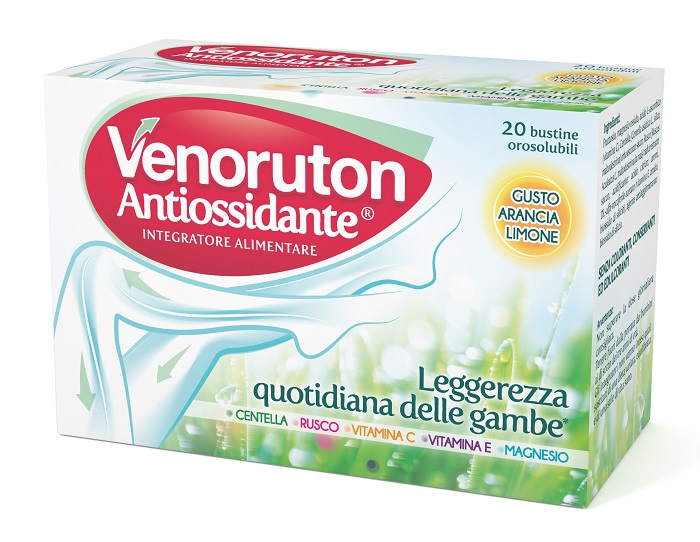 VENORUTON ANTIOSSIDANTE 20 BUSTINE OROSOLUBILI MONODOSE - Farmadott.it