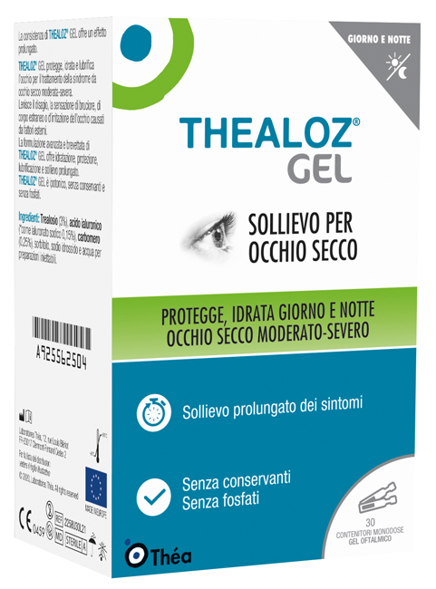 THEALOZ GEL OFTALMICO 30 CONTENITORI MONODOSE 0,4 G - Farmadott.it