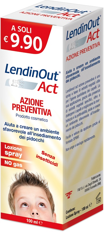 LENDINOUT ACT AZIONE PREVENTIVA SPRAY 100 ML - Farmadott.it