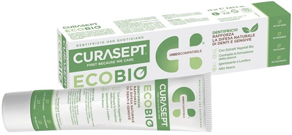 CURASEPT PHARMADENT ECOBIO DENTIFRICIO 75 ML - Farmadott.it