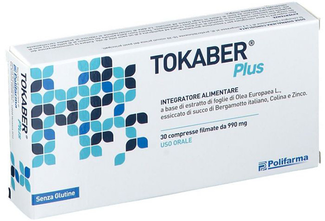 TOKABER PLUS 990MG 30 COMPRESSE - Farmadott.it