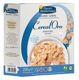 PIACERI MEDITERRANEI CEREALORO FIOCCHI DI RISO 250 G - Farmadott.it