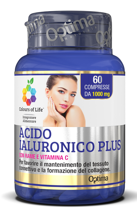 COLOURS OF LIFE ACIDO IALURONICO PLUS 60 COMPRESSE 1000 MG - Farmadott.it