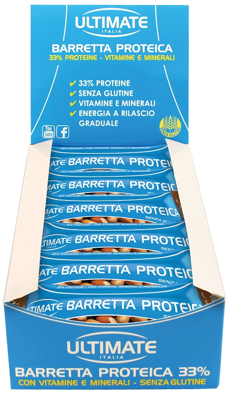 ULTIMATE BARRETTA PROTEICA NOCCIOLA 24 PEZZI - Farmadott.it