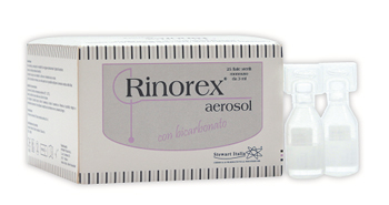 FIALA PER AEROSOL RINOREX BICARBONATO 25 FIALE 3 ML - Farmadott.it