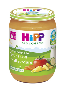 HIPP BIO HIPP BIO PAPPA PRONTA PAST TRIS DI VERDURE 190 G - Farmadott.it
