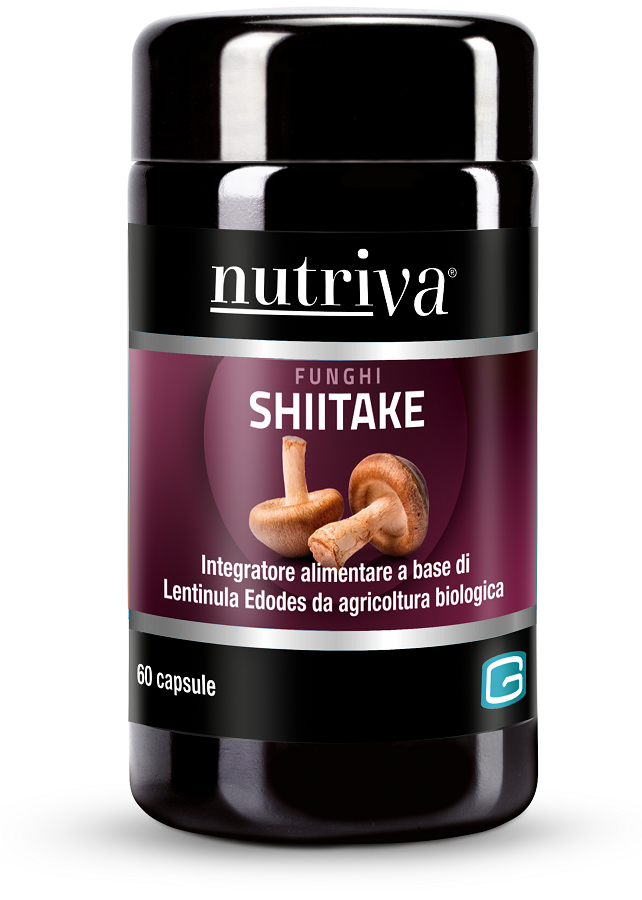 NUTRIVA SHIITAKE BIO 60 CAPSULE - Farmadott.it