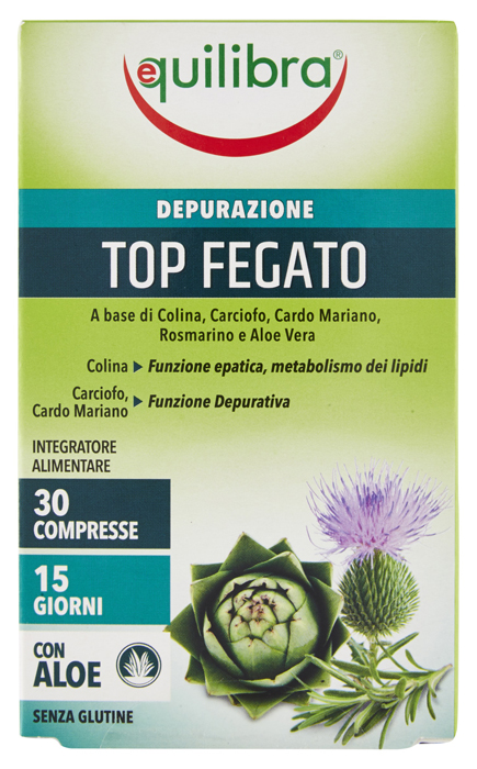 TOP FEGATO CON ALOE 30 COMPRESSE - Farmadott.it